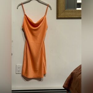 Orange Urban outfitters slip dress